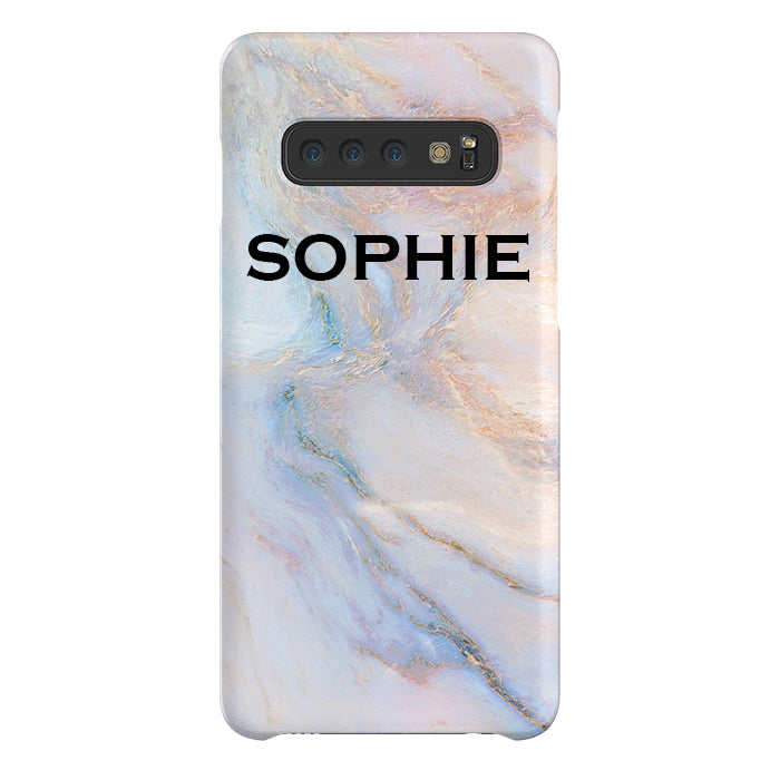 Personalised Moonshine Marble Name Samsung Galaxy S10 Plus Case