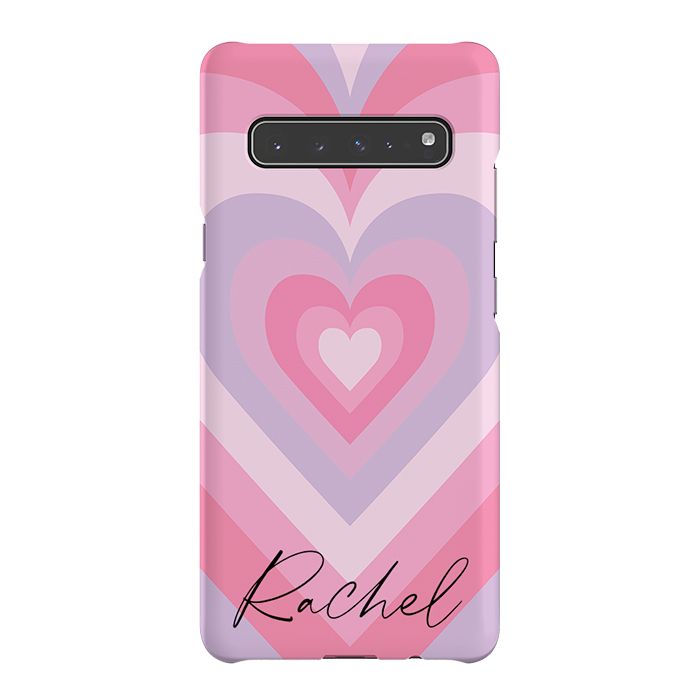 Personalised Heart Latte Samsung Galaxy S10 5G Case