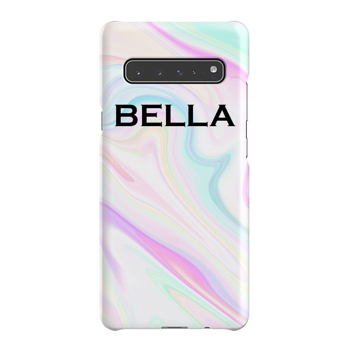 Personalised Pastel Swirl Name Samsung Galaxy S10 5G Case