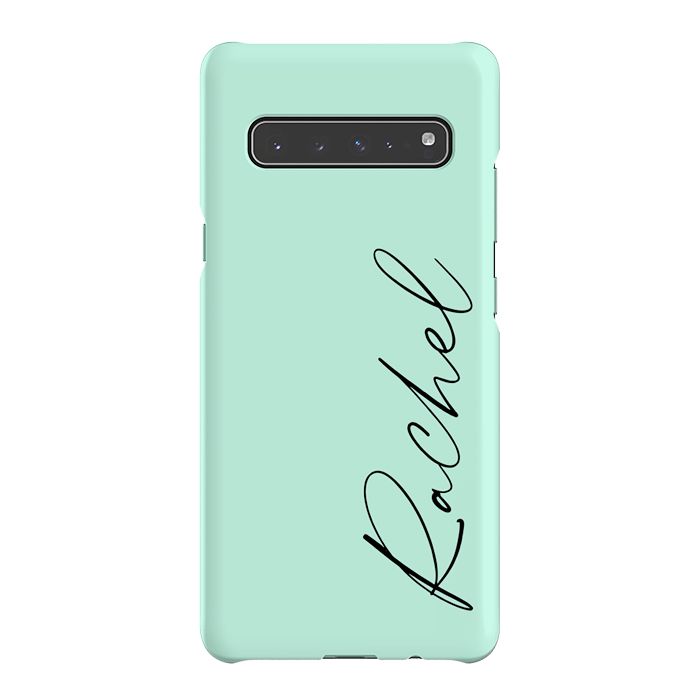 Personalised Pale Green Name Samsung Galaxy S10 5G Case