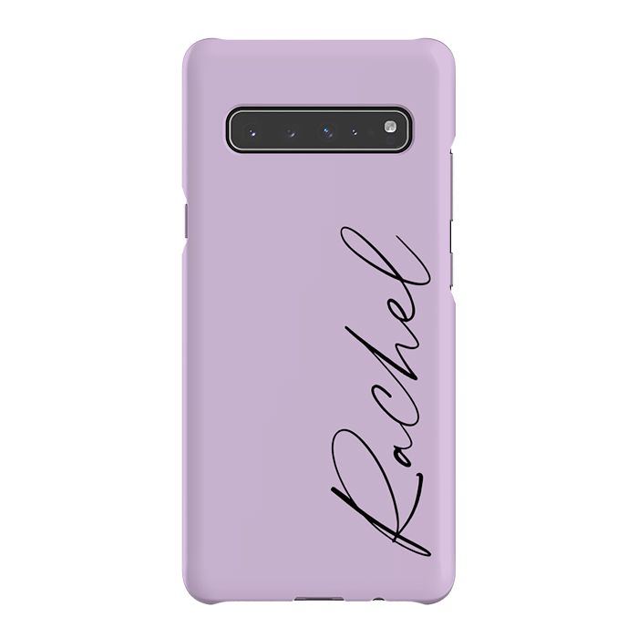 Personalised Purple Name Samsung Galaxy S10 5G Case