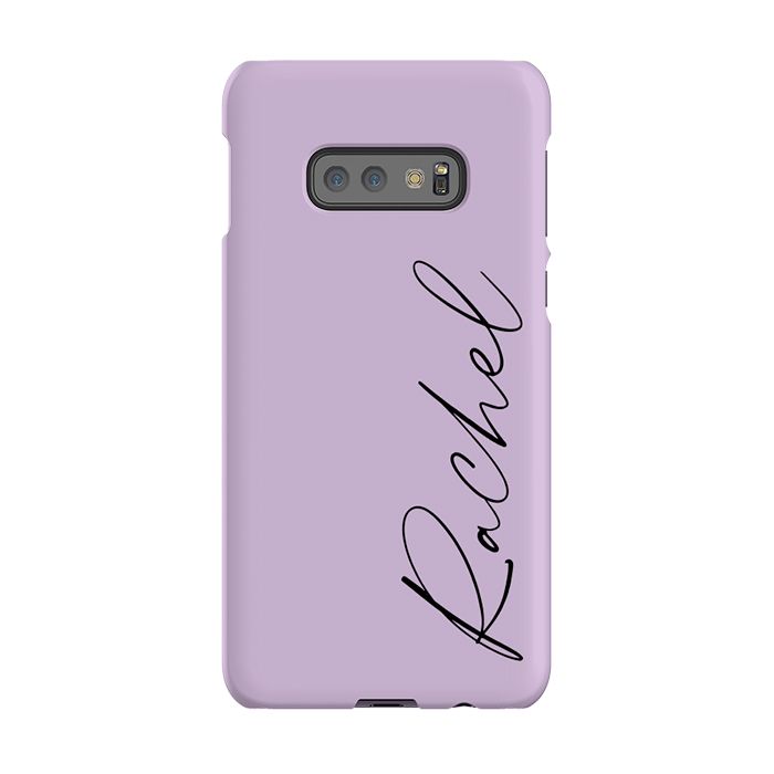 Personalised Purple Name Samsung Galaxy S10e Case