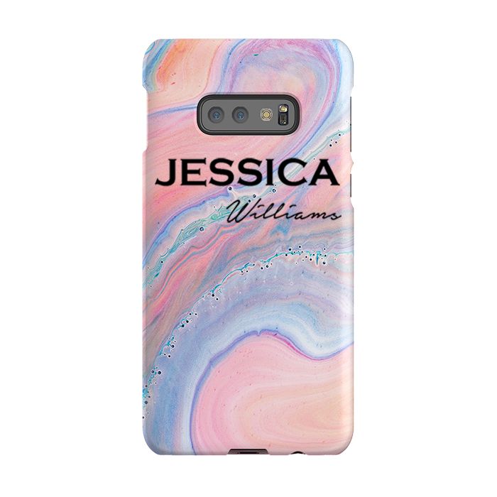 Personalised Acrylic Marble Name Samsung Galaxy S10e Case