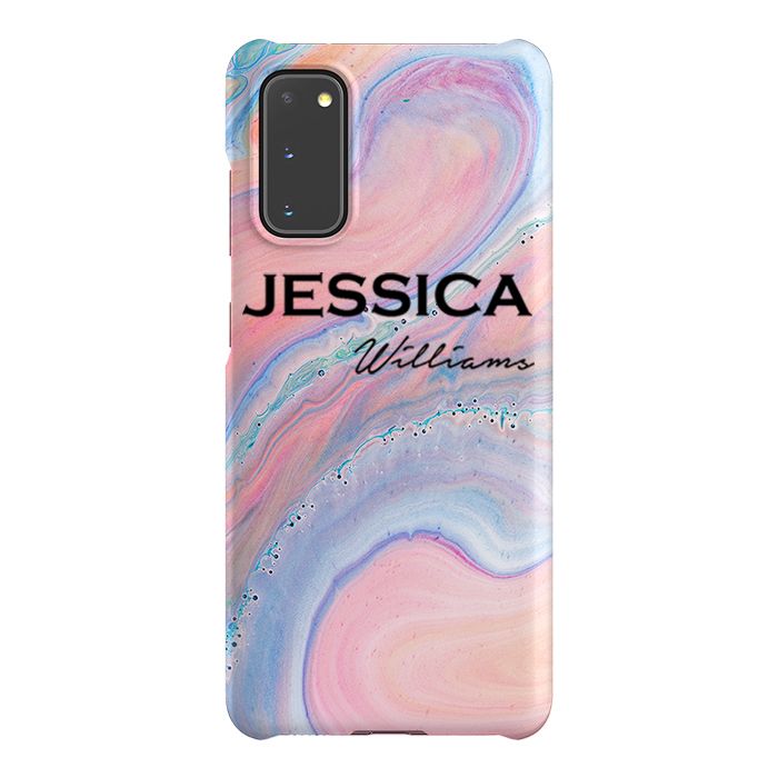 Personalised Acrylic Marble Name Samsung Galaxy S20 FE Case