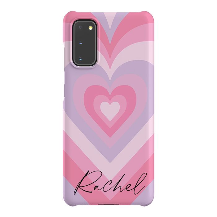 Personalised Heart Latte Samsung Galaxy S20 FE Case