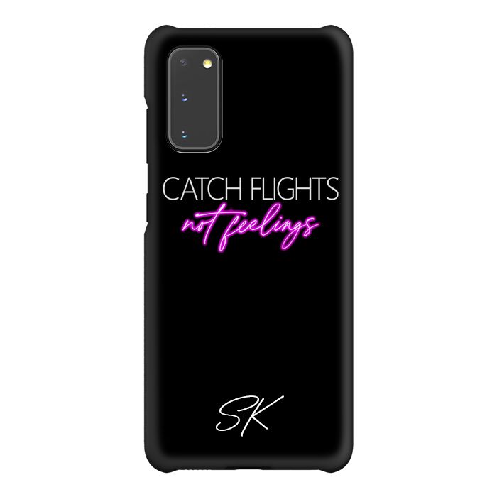 Personalised CATCH FLIGHTS not feelings Samsung Galaxy Note 20 Case