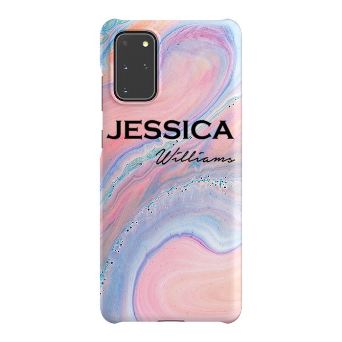 Personalised Acrylic Marble Name Samsung Galaxy S20 Plus Case