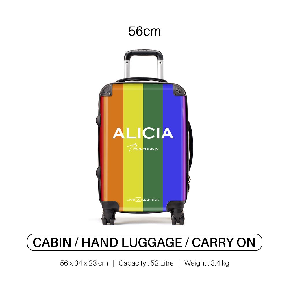 Personalised Pride Suitcase