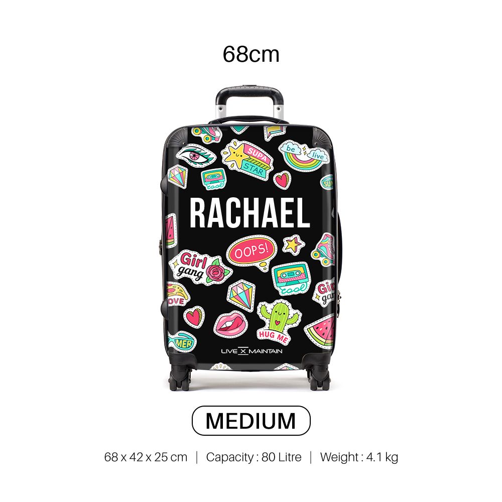 Personalised Sticker Name Suitcase