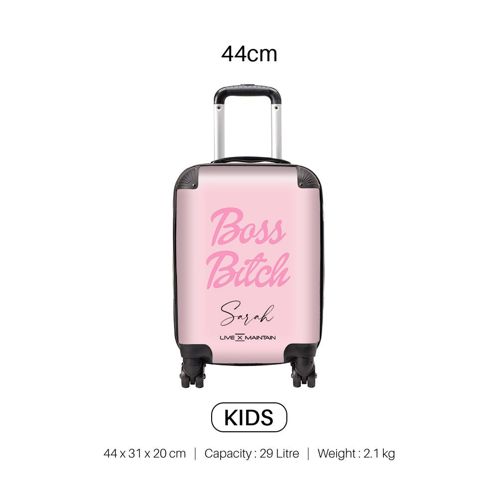 Personalised  Boss B*tch Suitcase