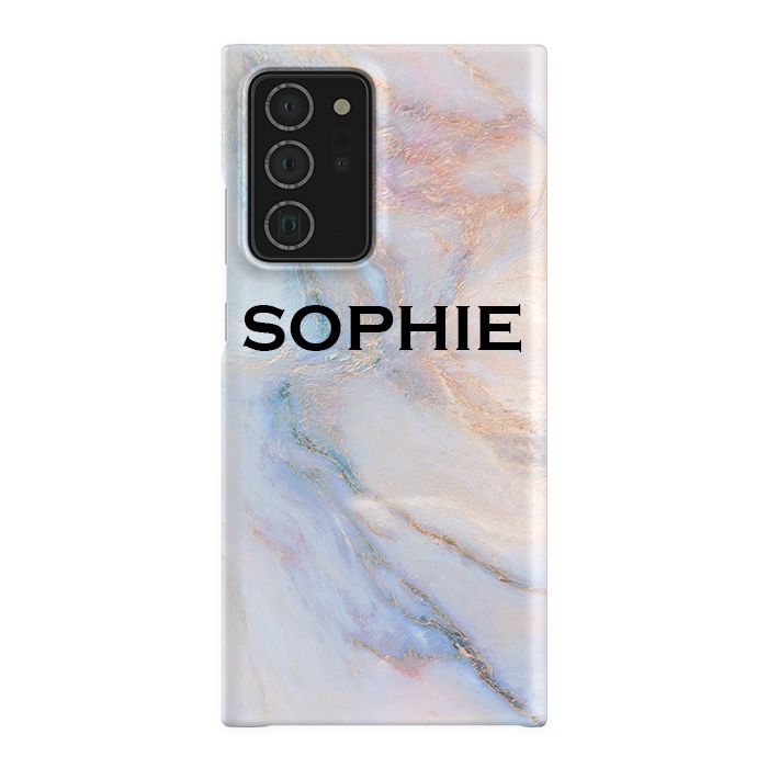 Personalised Moonshine Marble Name Samsung Galaxy Note 20 Ultra Case