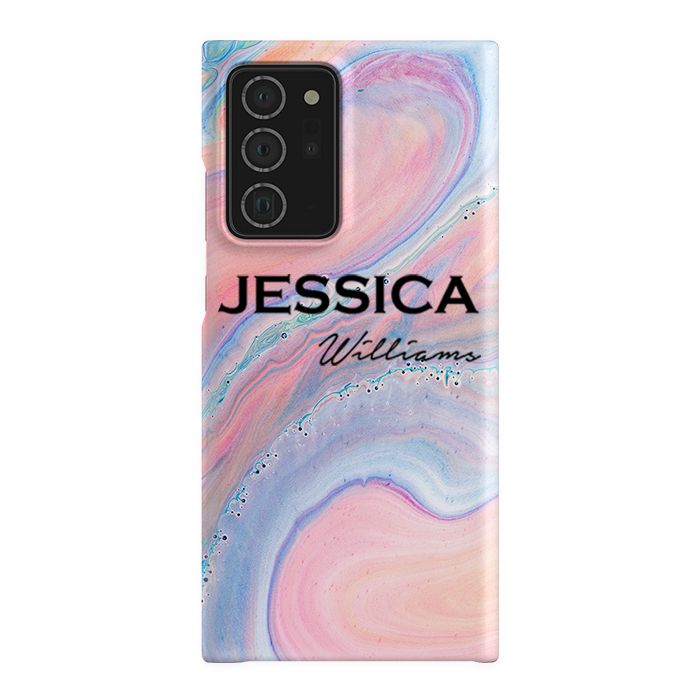 Personalised Acrylic Marble Name Samsung Galaxy Note 20 Ultra Case