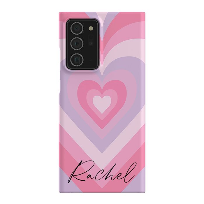 Personalised Heart Latte Samsung Galaxy Note 20 Ultra Case