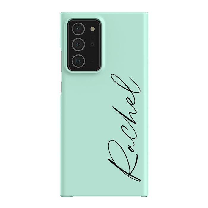 Personalised Pale Green Name Samsung Galaxy Note 20 Ultra Case