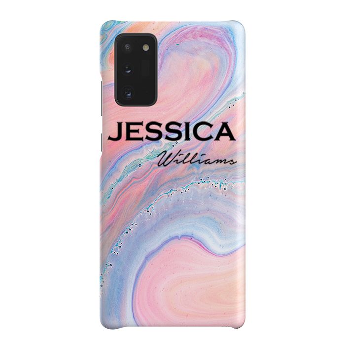 Personalised Acrylic Marble Name Samsung Galaxy Note 20 Case