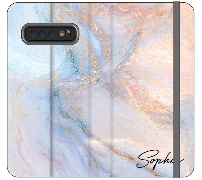 Personalised Moonshine Marble Name Samsung Galaxy S10 Plus Case