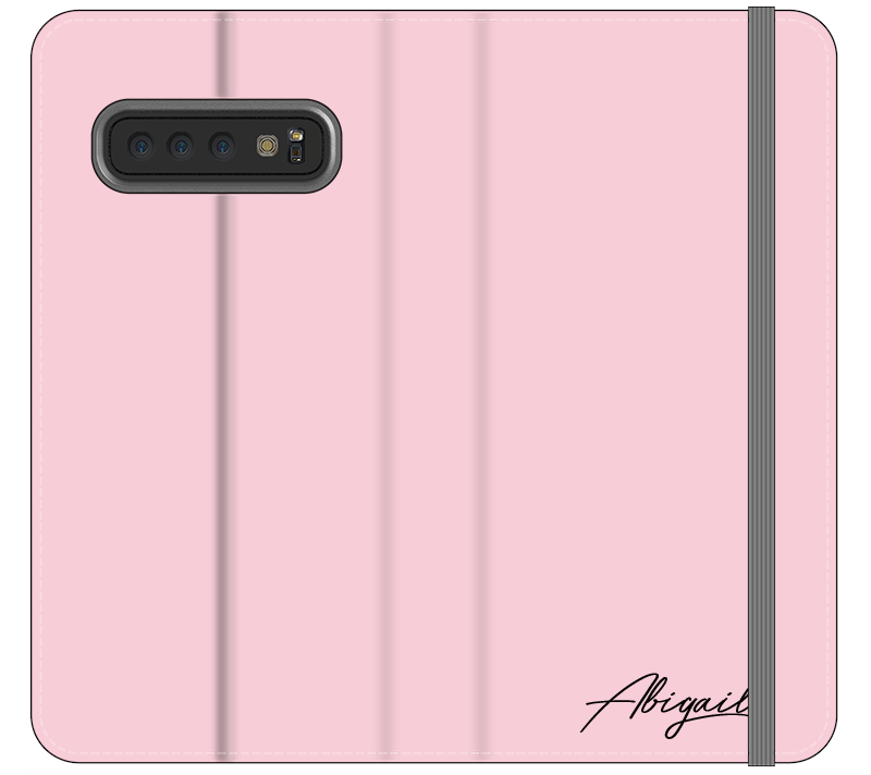 Personalised Bloom Name Side Samsung Galaxy S10 Case