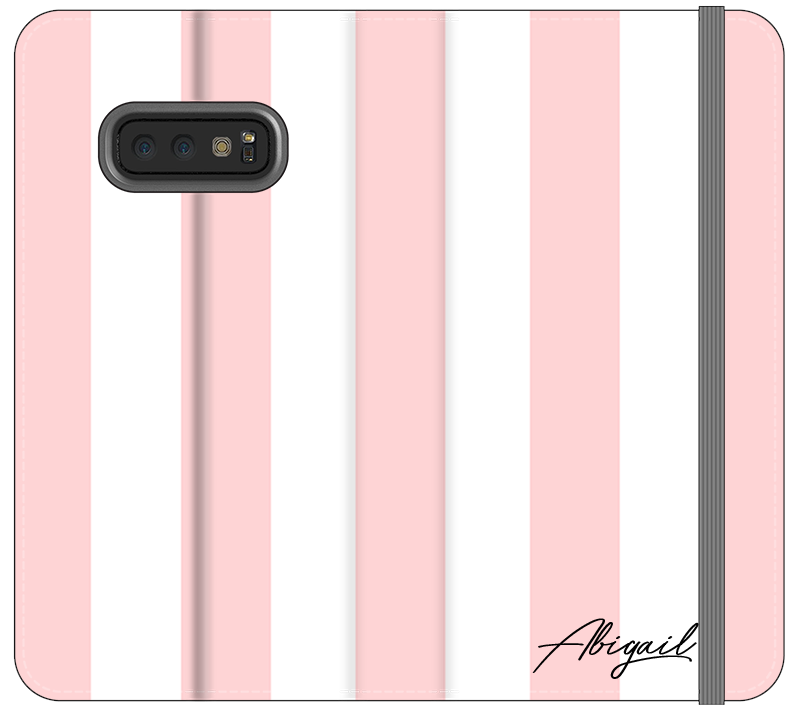 Personalised Bloom Stripe Samsung Galaxy S10e Case