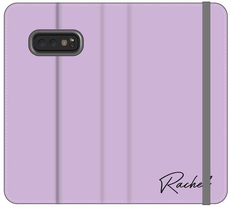 Personalised Purple Name Samsung Galaxy S10e Case