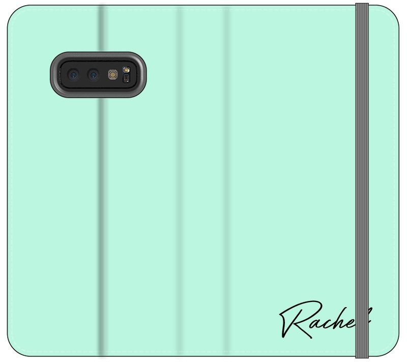 Personalised Pale Green Name Samsung Galaxy S10e Case