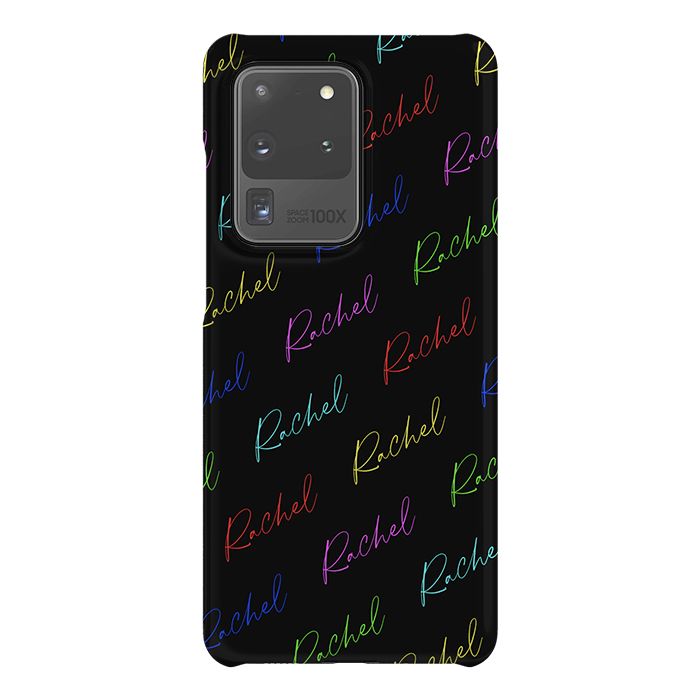 Personalised Multicolor Script Name Samsung Galaxy S21 Ultra Case