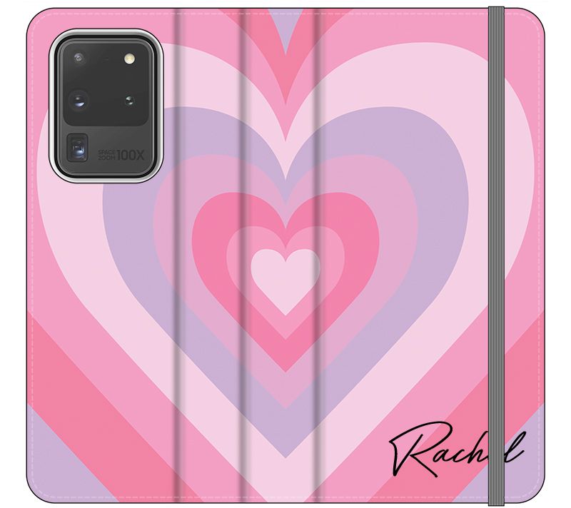 Personalised Heart Latte Samsung Galaxy S20 Ultra Case