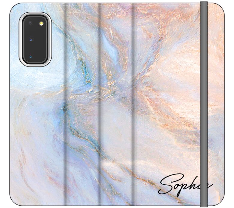 Personalised Moonshine Marble Name Samsung Galaxy S20 FE Case