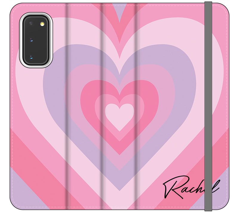 Personalised Heart Latte Samsung Galaxy S20 Case