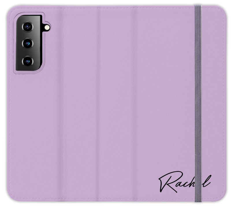 Personalised Purple Name Samsung Galaxy S21 Plus Case