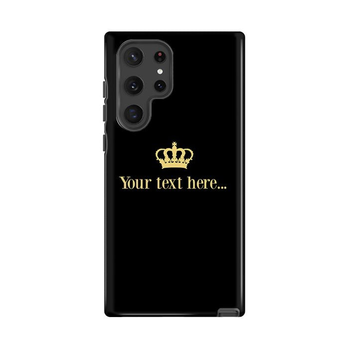 Personalised Name Crown Samsung Galaxy S23 Case