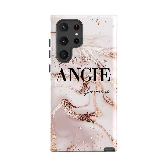 Personalised Liquid Marble Name Samsung Galaxy S22 Ultra Case