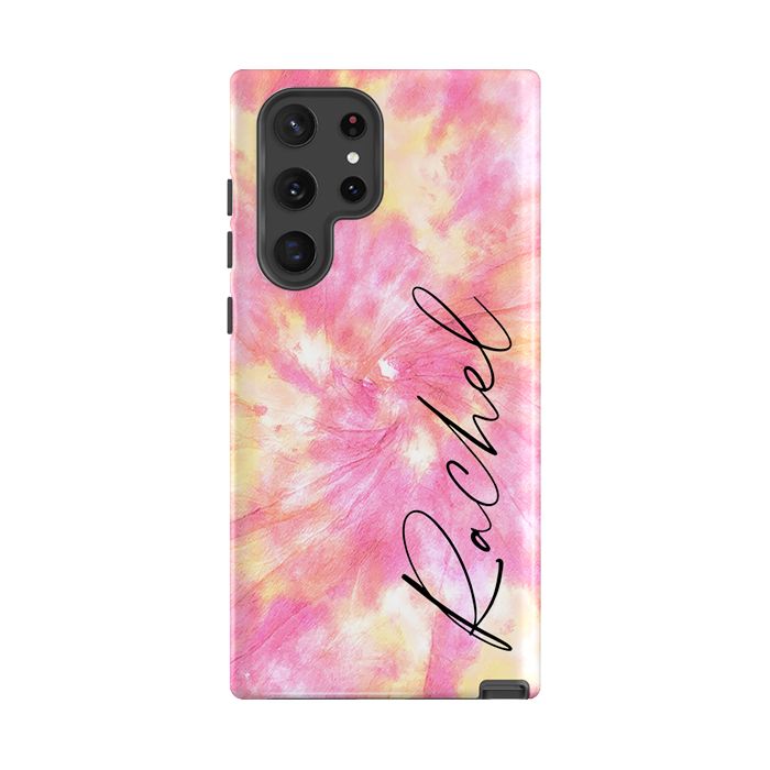 Personalised Tie Dye Name Samsung Galaxy S22 Ultra Case