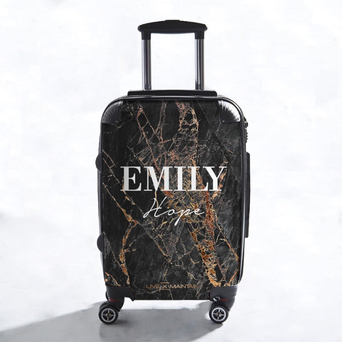 Personalised Slate Marble Name Suitcase