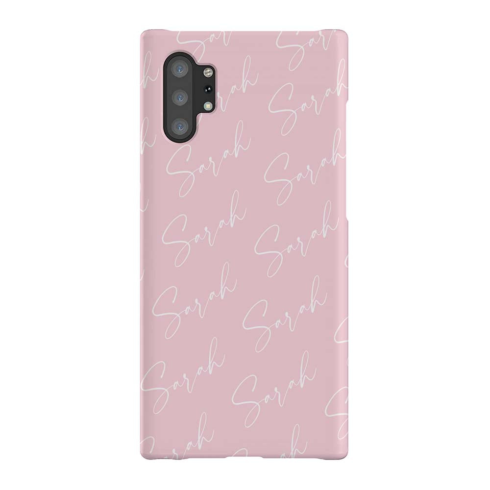 Personalised Script Name All Over Samsung Galaxy Note 10+ Case