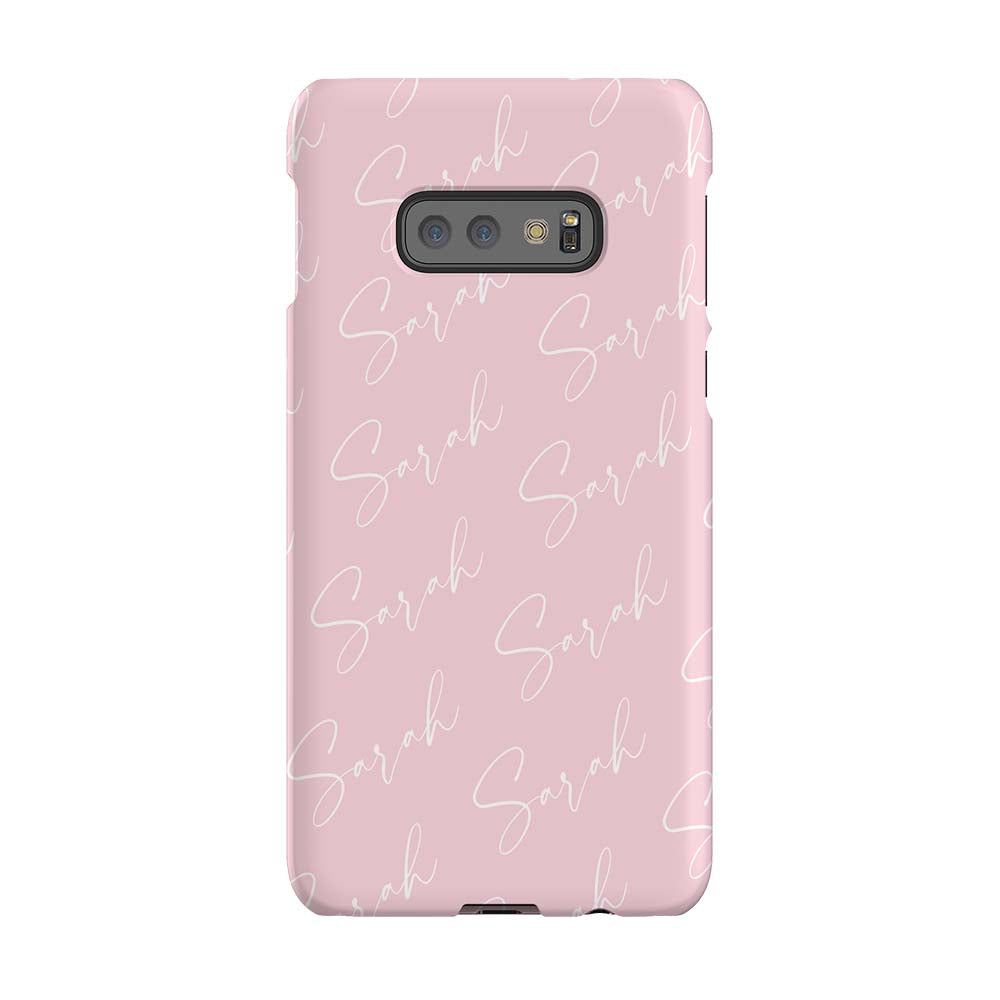 Personalised Script Name All Over Samsung Galaxy S10E Case