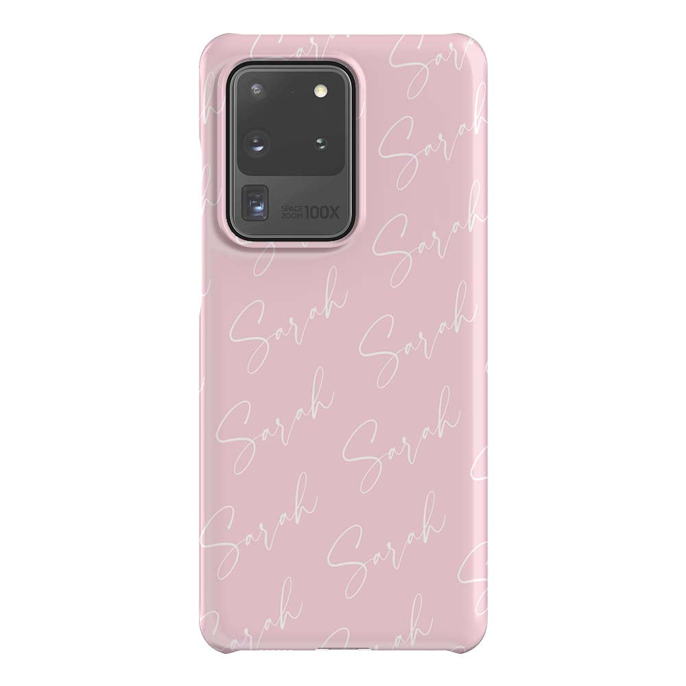 Personalised Script Name All Over Samsung Galaxy S20 Ultra Case
