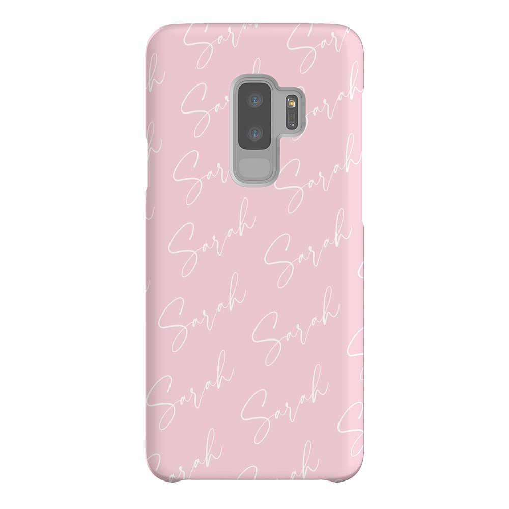 Personalised Script Name All Over Samsung Galaxy S9 Plus Case