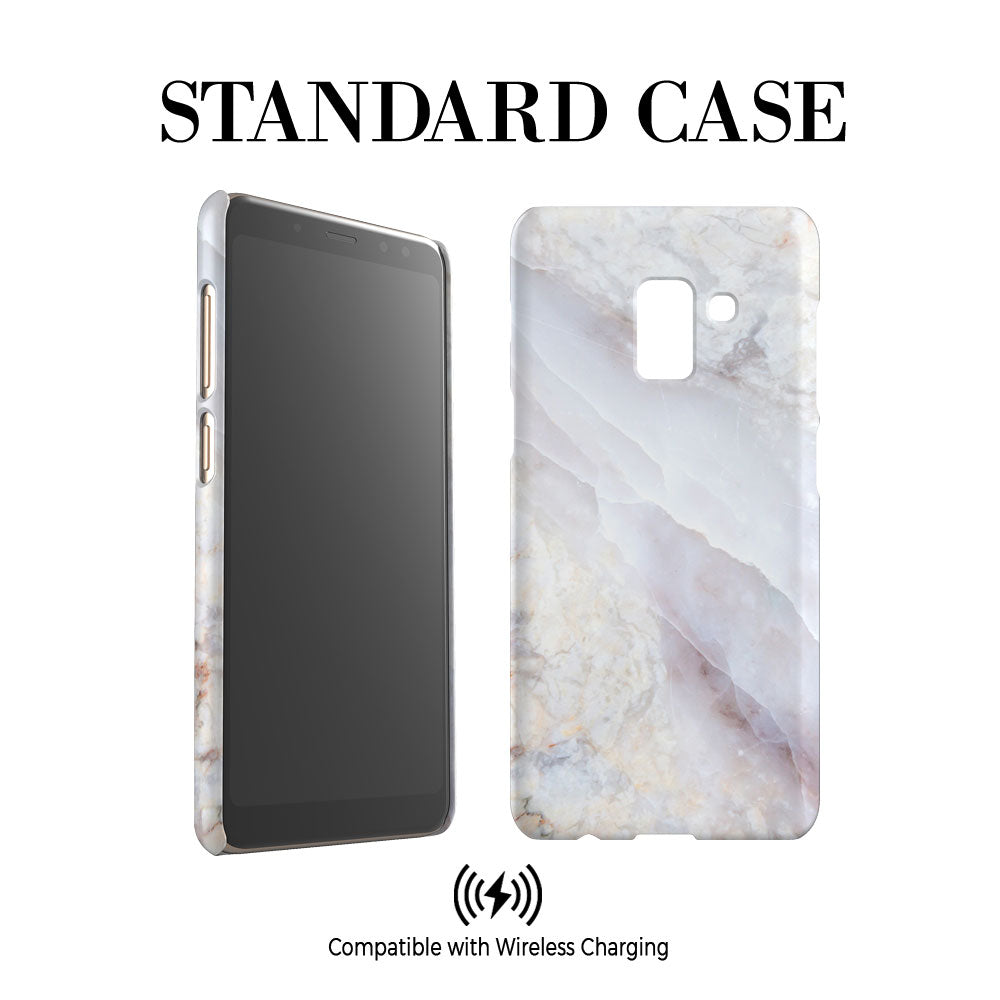 Personalised Stone Marble Initials Samsung Galaxy A8 Case