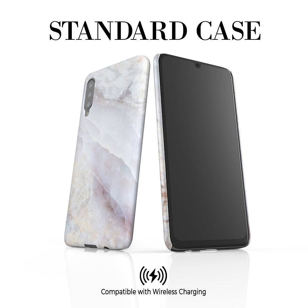 Personalised Stone Marble Initials Samsung Galaxy A50 Case