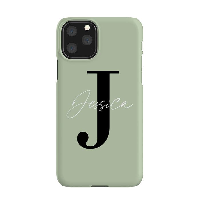 Personalised Sage Name Initial iPhone 11 Pro Case