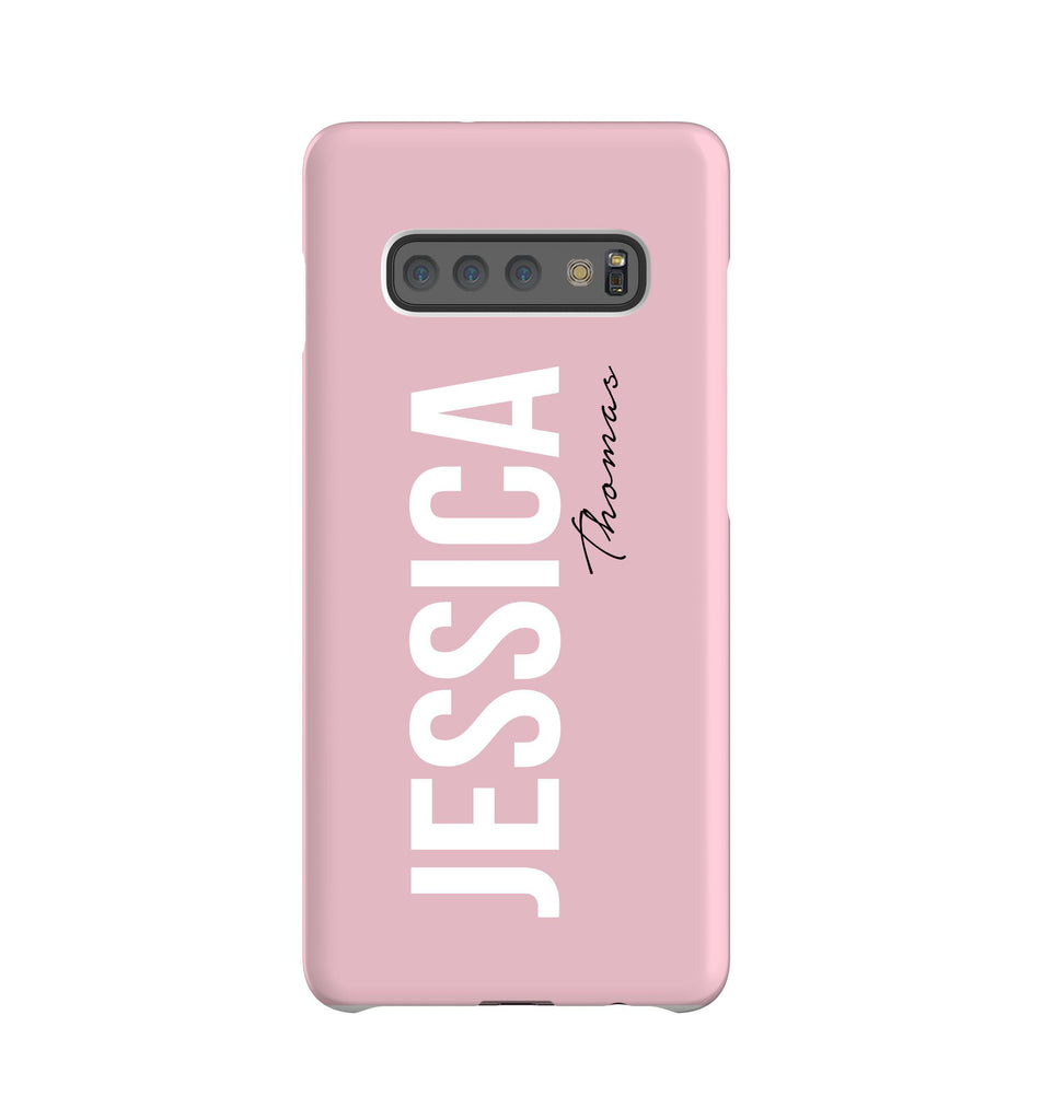 Personalised Bloom Name Side Samsung Galaxy S10 Plus Case