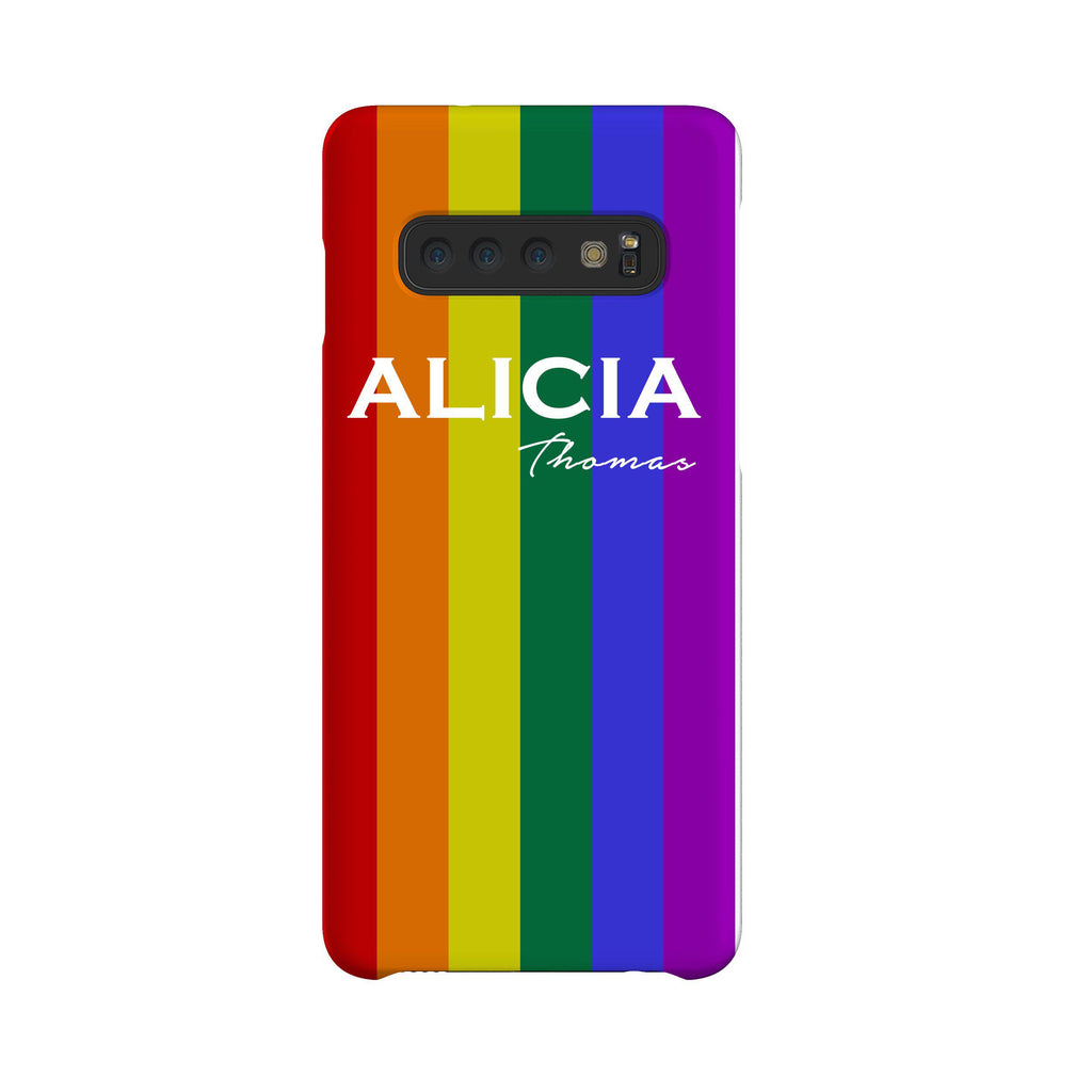 Personalised Pride Samsung Galaxy S10 Case