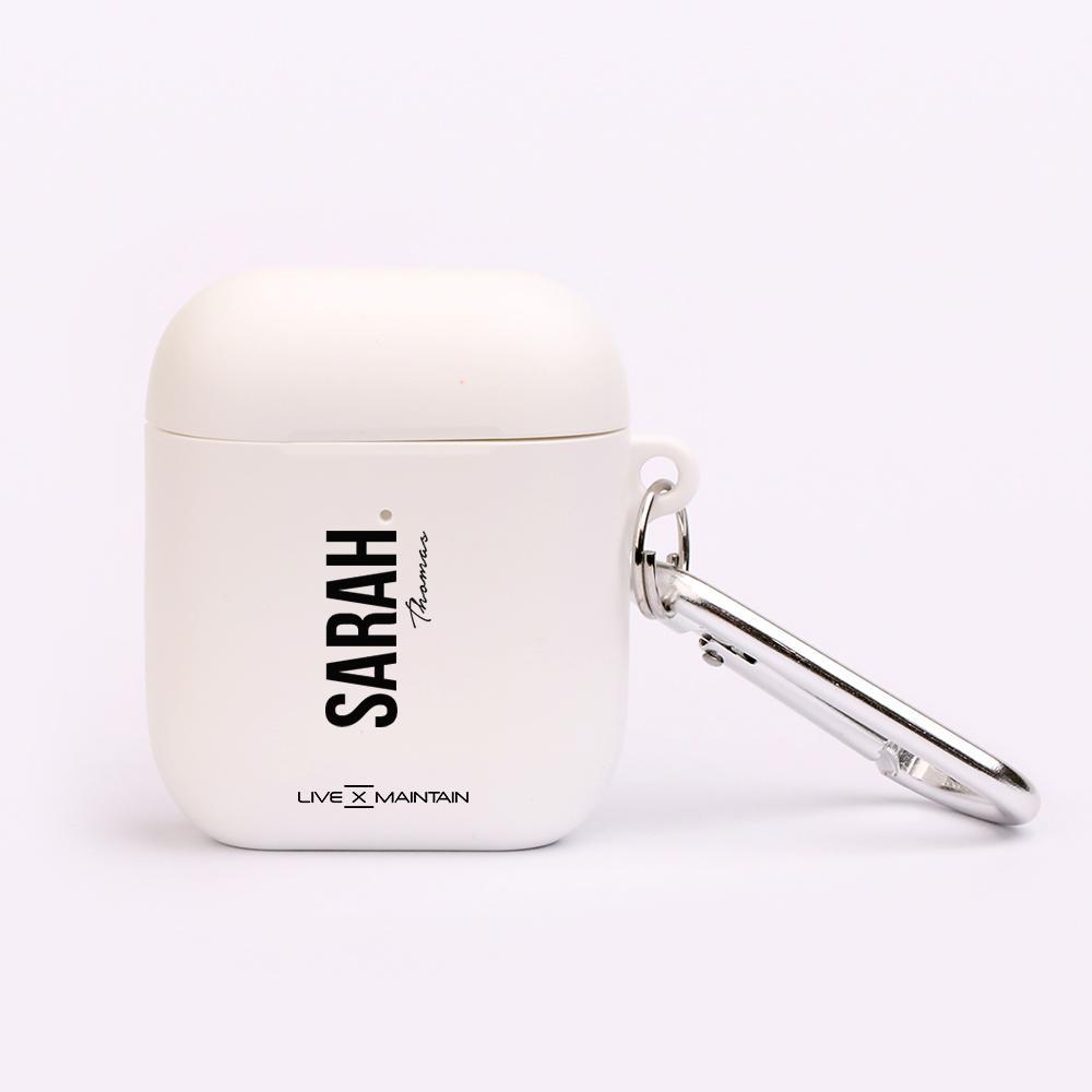 Personalised Bold Side Name Initial AirPod Case