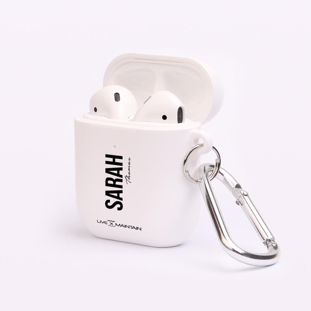 Personalised Bold Side Name Initial AirPod Case