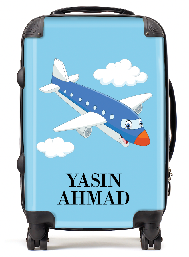 Custom Cabin Suitcase, Passport Cover & Luggage tag For Saeeda