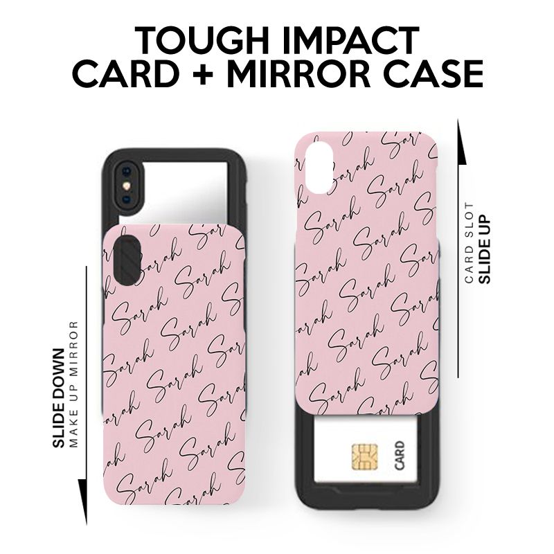 Personalised Script Name All Over iPhone 12 Case