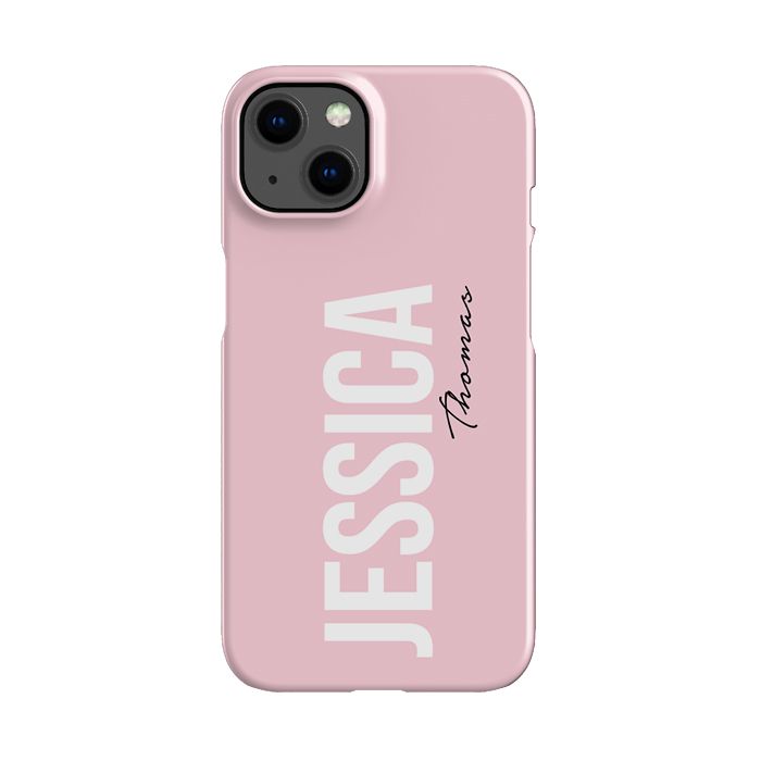 Personalised Bloom Side Name iPhone 15 Plus Case