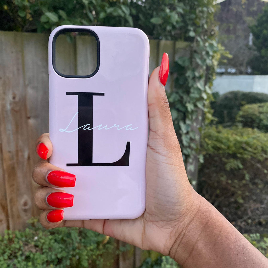 Personalised Bloom Name Initial iPhone X Case