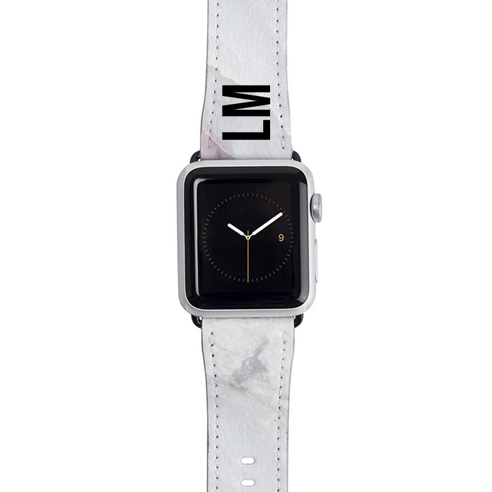 Personalised Stoned Marble Apple Watch Strap