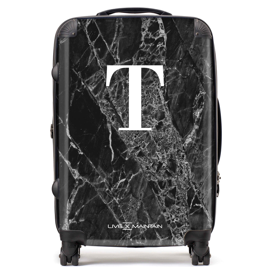 Custom T Black Slate Medium Suitcase